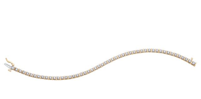 Corona Diamond 10KY .50TW Tennis Bracelet BBR266