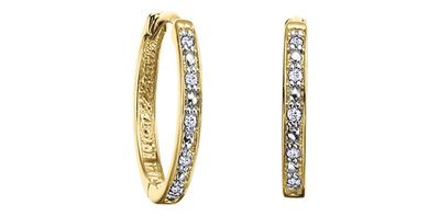Corona Diamond 10KY .05TW Earrings EE2014