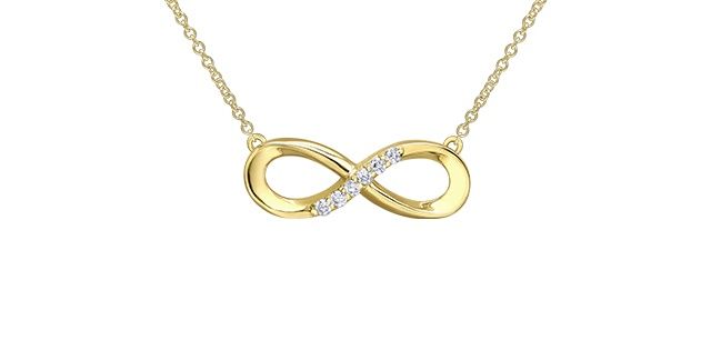 Corona Diamond 10KY .06TW Necklace PP3461