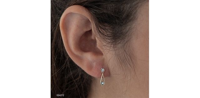 Corona Diamond 10KY .06TW Earrings EE4272