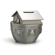Splash Pewter Noah's Ark Bank