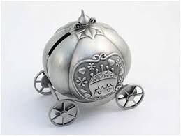 Splash Pewter Pumpkin Bank