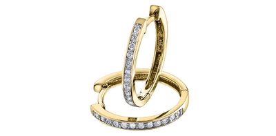 Corona Diamond 10KY .15TW Earrings EE2014