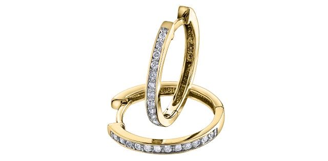 Corona Diamond 10KY .15TW Earrings EE2014