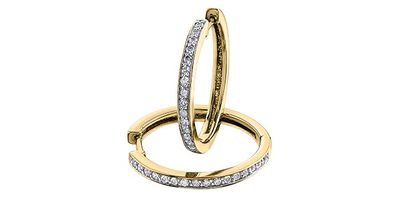 Corona Diamond 10KY .25TW Earrings EE2014