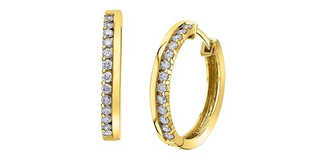 Corona Diamond 10KY .33TW Earrings EE4708