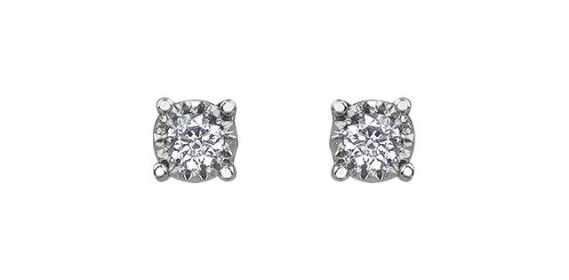 Corona Diamond 10KW .25TW Earrings EE4058