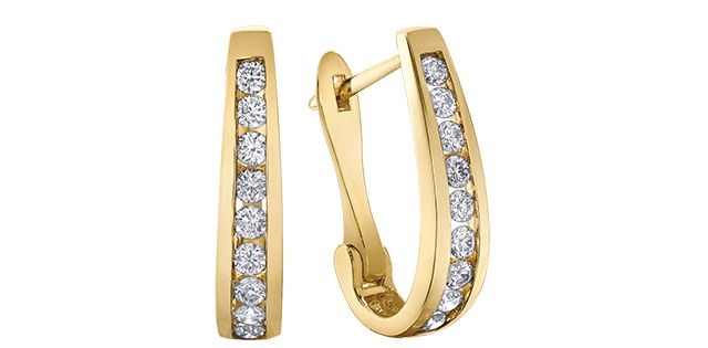 Corona Diamond 10KY .50TW Earrings ELU27166