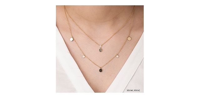 Corona Diamond 10KY .08TW Necklace NN342