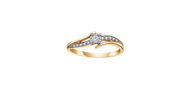 Corona Diamond 10KY.10TW Engagement Ring RCH503