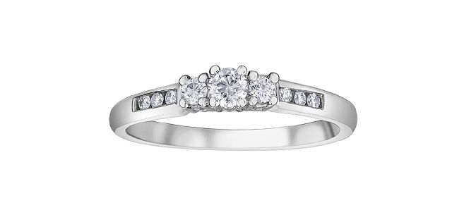 Corona Diamond 14KW .33TW Engagement Ring R2809