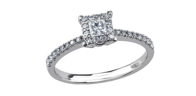 Corona Diamond 14KW .35TW Engagement Ring R3457