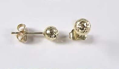 Stylecraft 10KY 5mm Ball Stud Earrings ER867