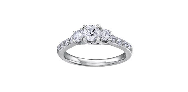Corona Diamond 14KW .50TW Engagement Ring R3926