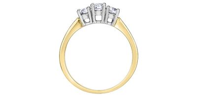 Corona Diamond 14KYW .75TW Engagement Ring R2809