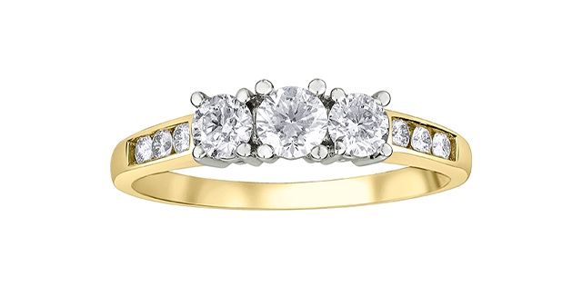 Corona Diamond 14KYW .75TW Engagement Ring R2809