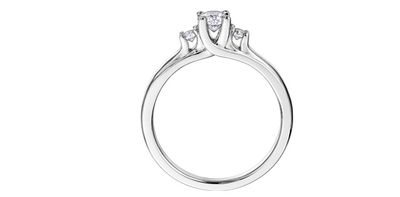 Maple Leaf 18KPD .40TW Diamond Engagement Ring R3241