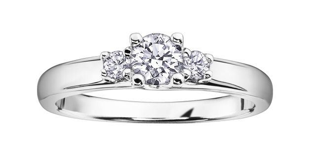 Maple Leaf 18KPD .40TW Diamond Engagement Ring R3241