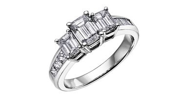 Corona Diamond 18KPD 1.50TW Engagement Ring R4213