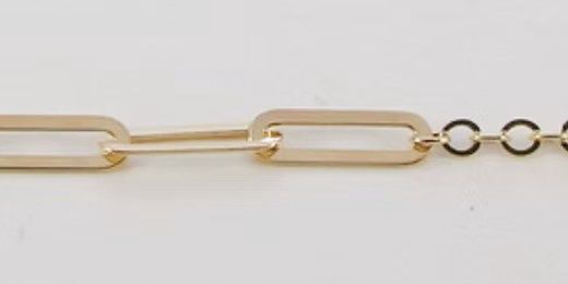 Stylecraft 10KY Paperclip Chain Bracelet BR567