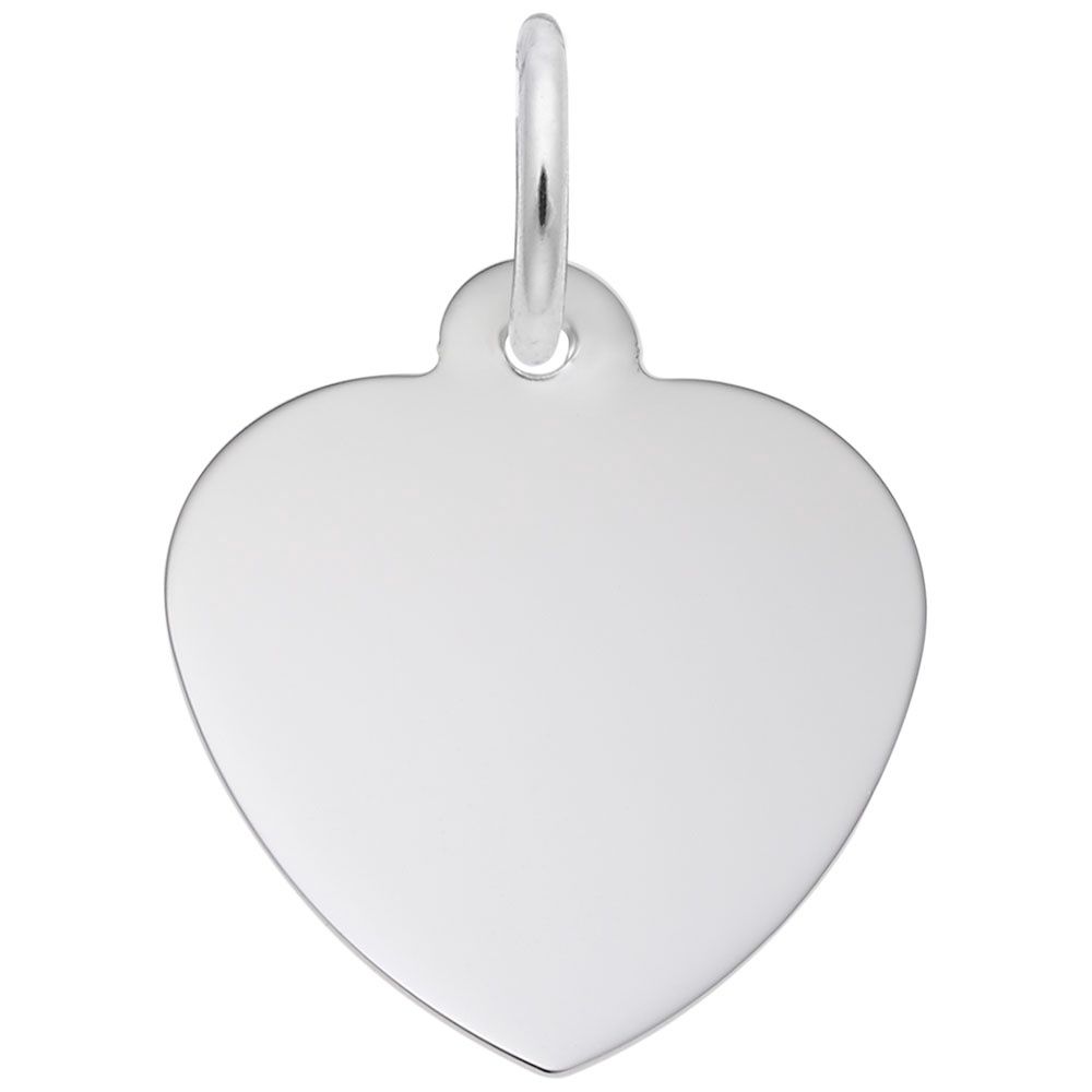 Nuco Charm Sterling - Petite Classic Heart