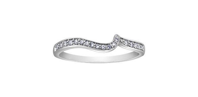 Corona Diamond 10KW .11TW Wedding Band R3670