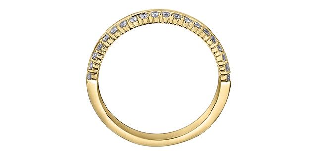 Corona Diamond 14KY .25TW Band R50J97