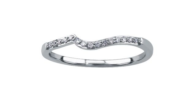 Corona Diamond 10KW .32TW Wedding Band R3656
