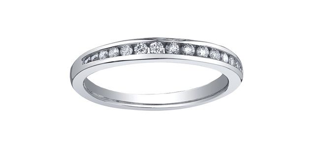 Corona Diamond 18KPD .20TW Wedding Band R3218
