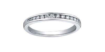 Corona Diamond 18KPD .20TW Wedding Band R3218