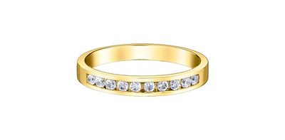 Corona Diamond 14KY .25TW Band R50H06