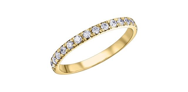 Corona Diamond 14KY .25TW Band R50J08