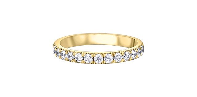 Corona Diamond 14KY .25TW Band R50J08