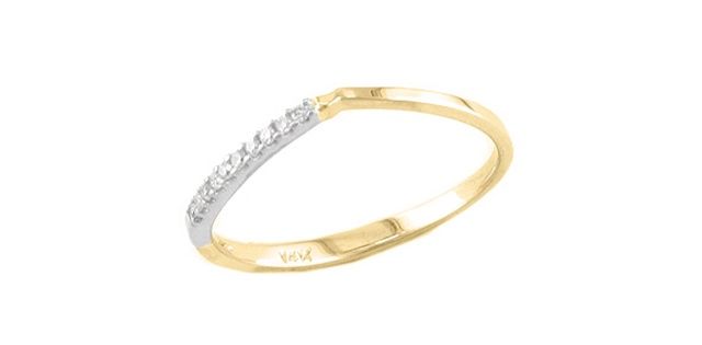 Corona Diamond 14KYW .05TW Wedding Band RLB3752