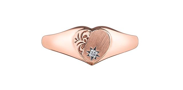 Corona Diamond 10KR .01TW Ring RCH240