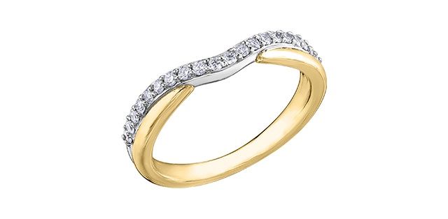Corona Diamond 14KYW .25TW Band R50L06
