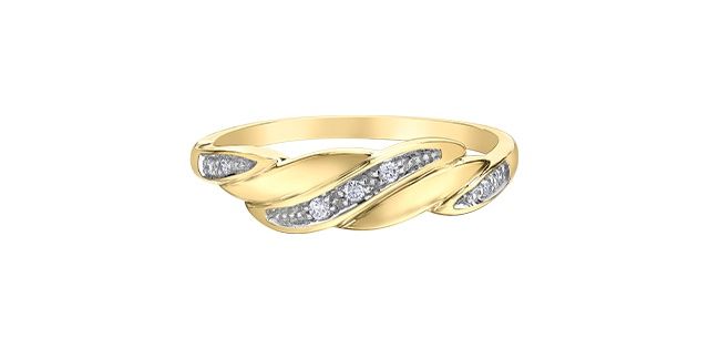 Corona Diamond 10KY .05TW Ring RCH391