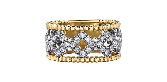 Corona Diamond 14KYW .85TW Ring R52E01