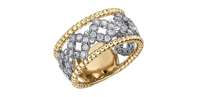 Corona Diamond 14KYW .85TW Ring R52E01