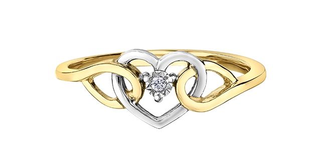Corona Diamond 10KYW .01TW Ring RCH796