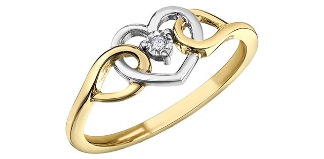 Corona Diamond 10KYW .01TW Ring RCH796