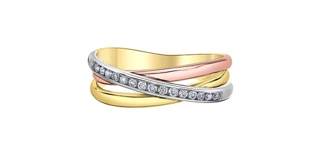 Coron Diamond 10KTR .15TW Ring RL54354