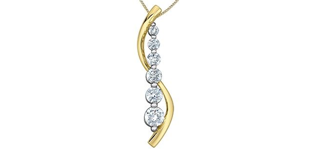 Lab Diamond 10KY 1.00TW Necklace PP4798 Diamond Evolution