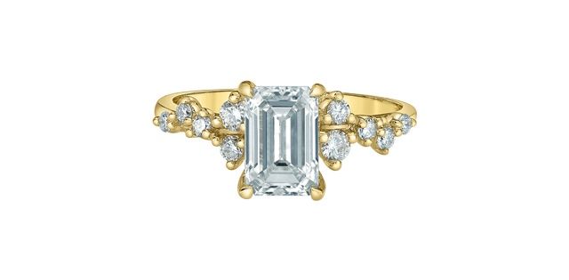 Lab Diamond 14KY 1.84TW Engagement Ring R31557 Diamond Evolution