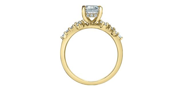 Lab Diamond 14KY 1.84TW Engagement Ring R31557 Diamond Evolution