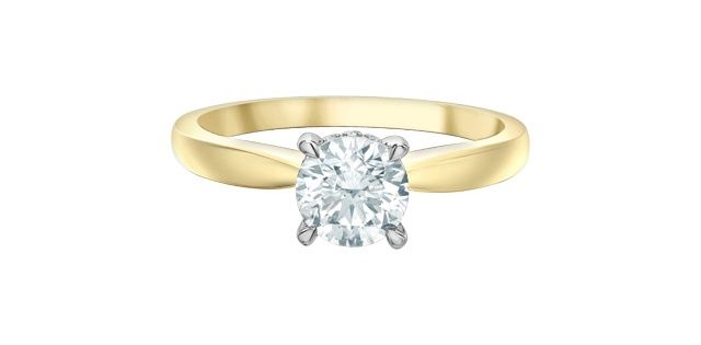 Lab Diamond 14KYW 1.00TW Engagement Ring R31316 Diamond Evolution
