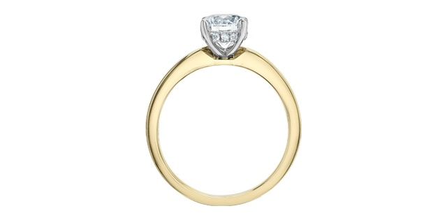 Lab Diamond 14KYW 1.00TW Engagement Ring R31316 Diamond Evolution