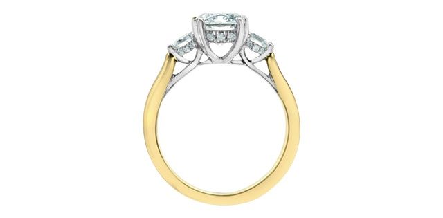 Lab Diamond 14KYW 1.88TW Engagement Ring R31243 Diamond Evolution