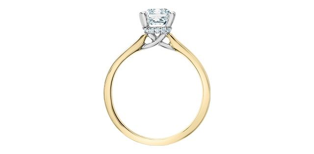 Lab Diamond 14KYW 2.09TW Engagement Ring R31311 Diamond Evolution