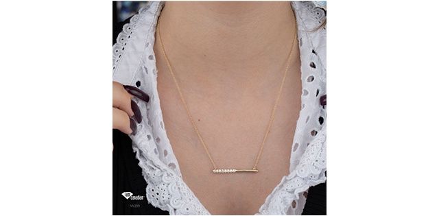 I Am Canadian 10KY .24TW Diamond Necklace NN399